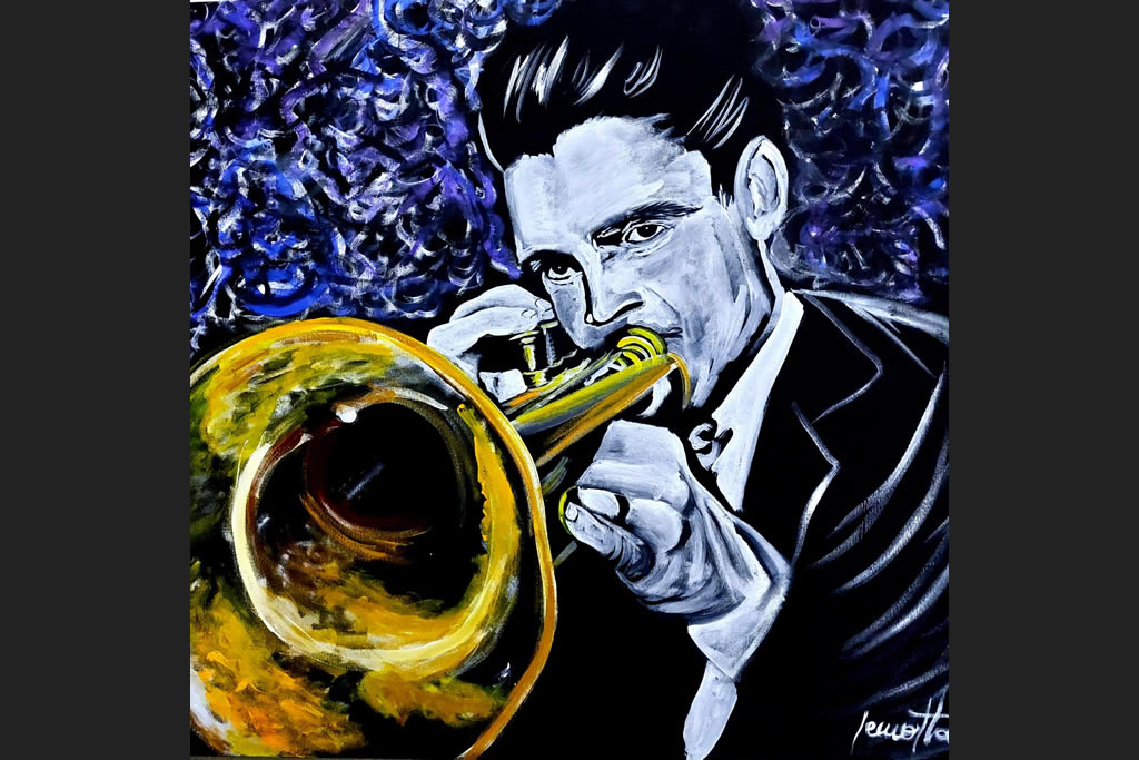 Quadro Chet Baker Trompete