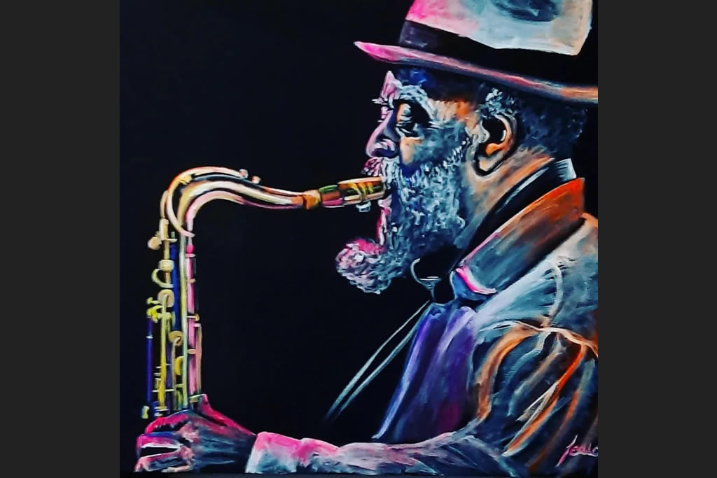 Quadro Quadro Pharoa Sanders Color Perfil