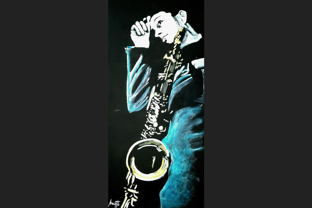 Quadro Sonny Rollins Verde